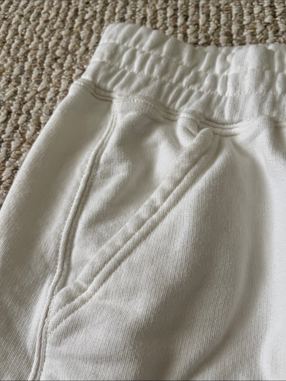 FP Movement by Free People Cream Elastic-Waist Athletic Shorts - Picture 3 of 8